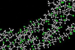 PVC-Molekularstruktur